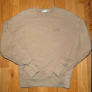 Alexander McQueen Tan Embroidered Logo Sweatshirt 🔥